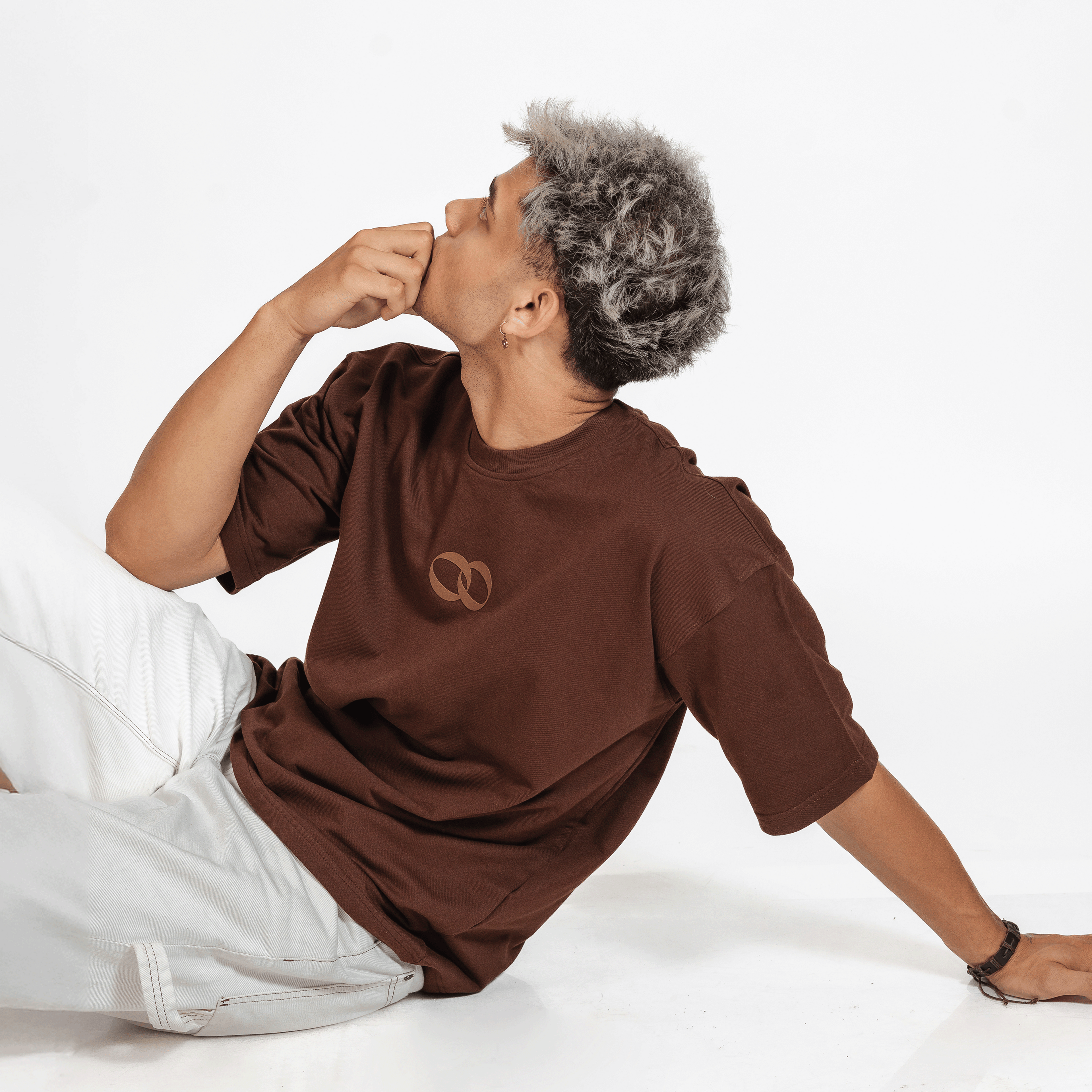 The Infinity Logo Tee – Earth Brown