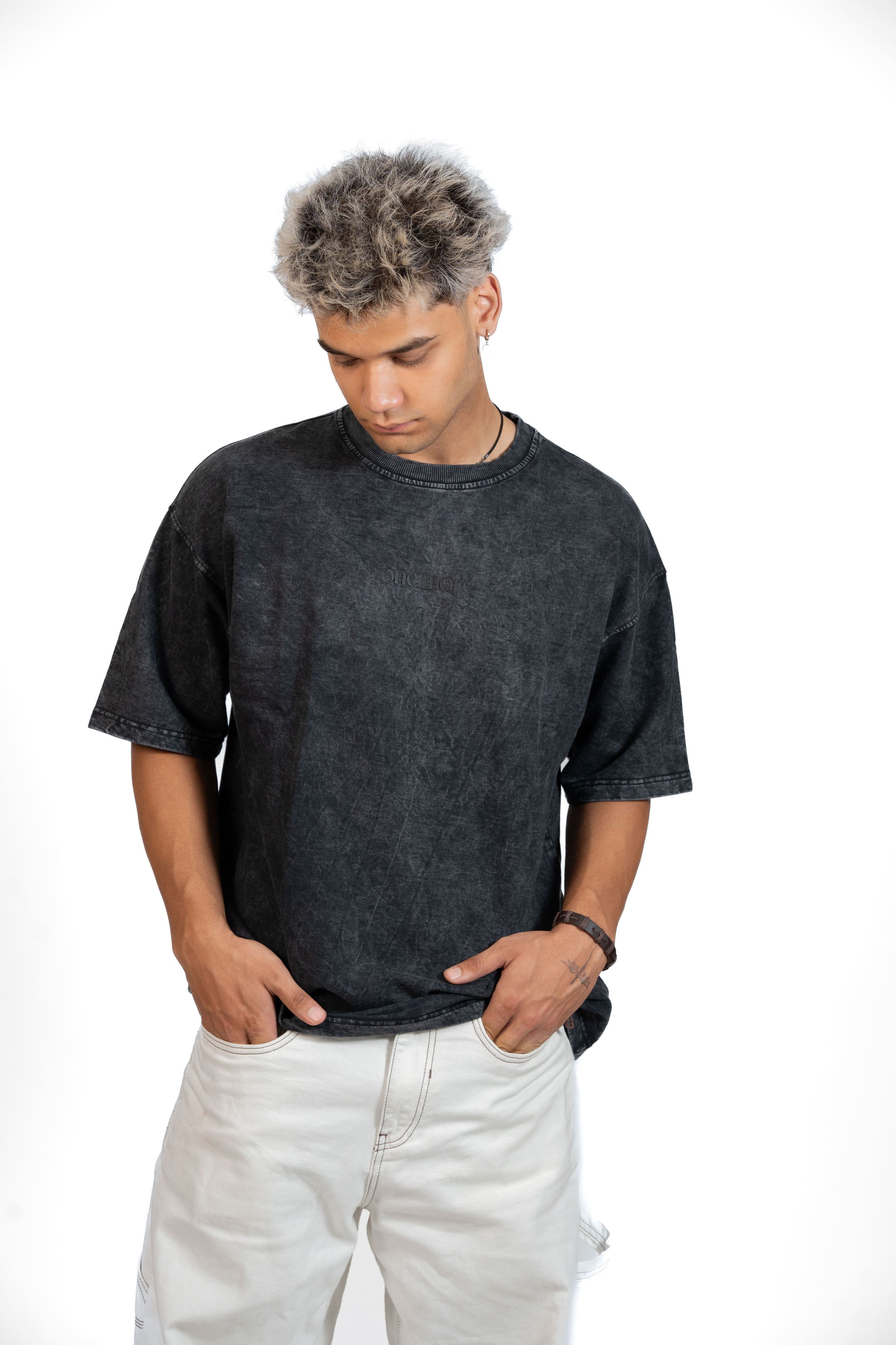 The One More Black Washed T-Shirt