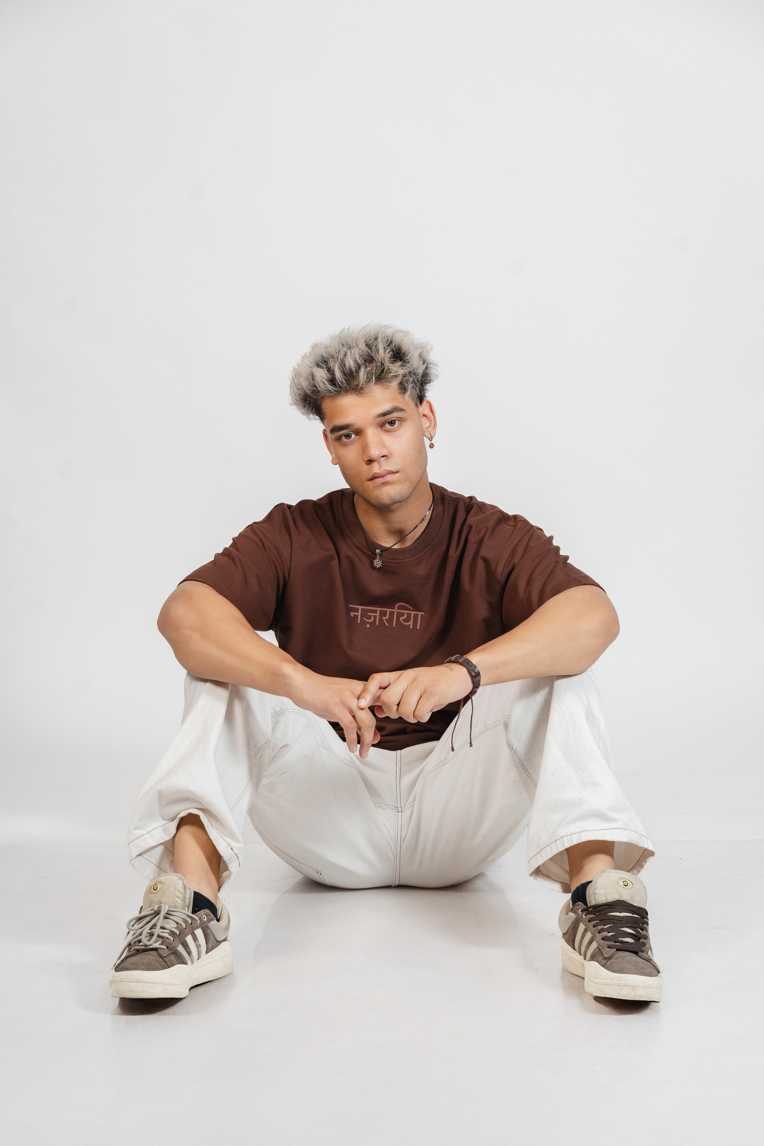 The "Nazariya Badlo" Oversized Tee – Mocha Brown