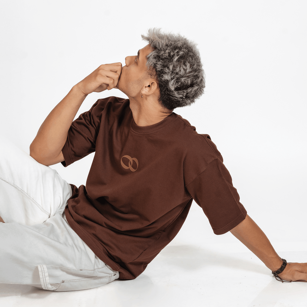 The Infinity Logo Tee – Earth Brown