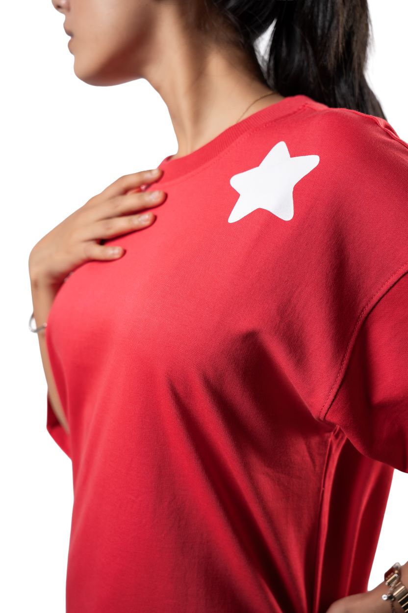 'What if it all works out?' Oversized T-shirt | Rose