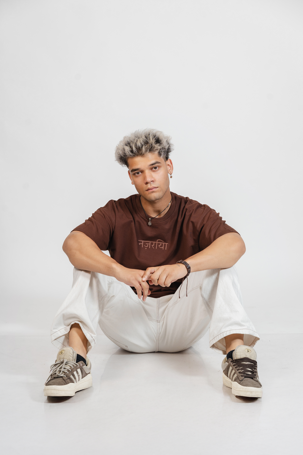 The "Nazariya Badlo" Oversized Tee – Mocha Brown